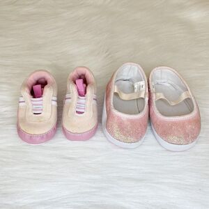 Trimfoot and Bon Bebe Size 2 Baby Girl Shoes BUNDLE